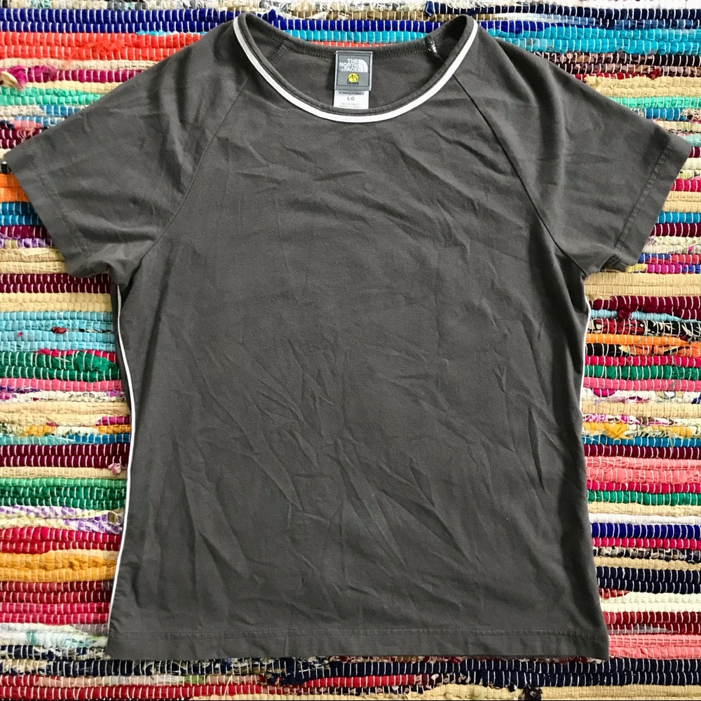 The North Face ~ A5 Series grey tee with white piping